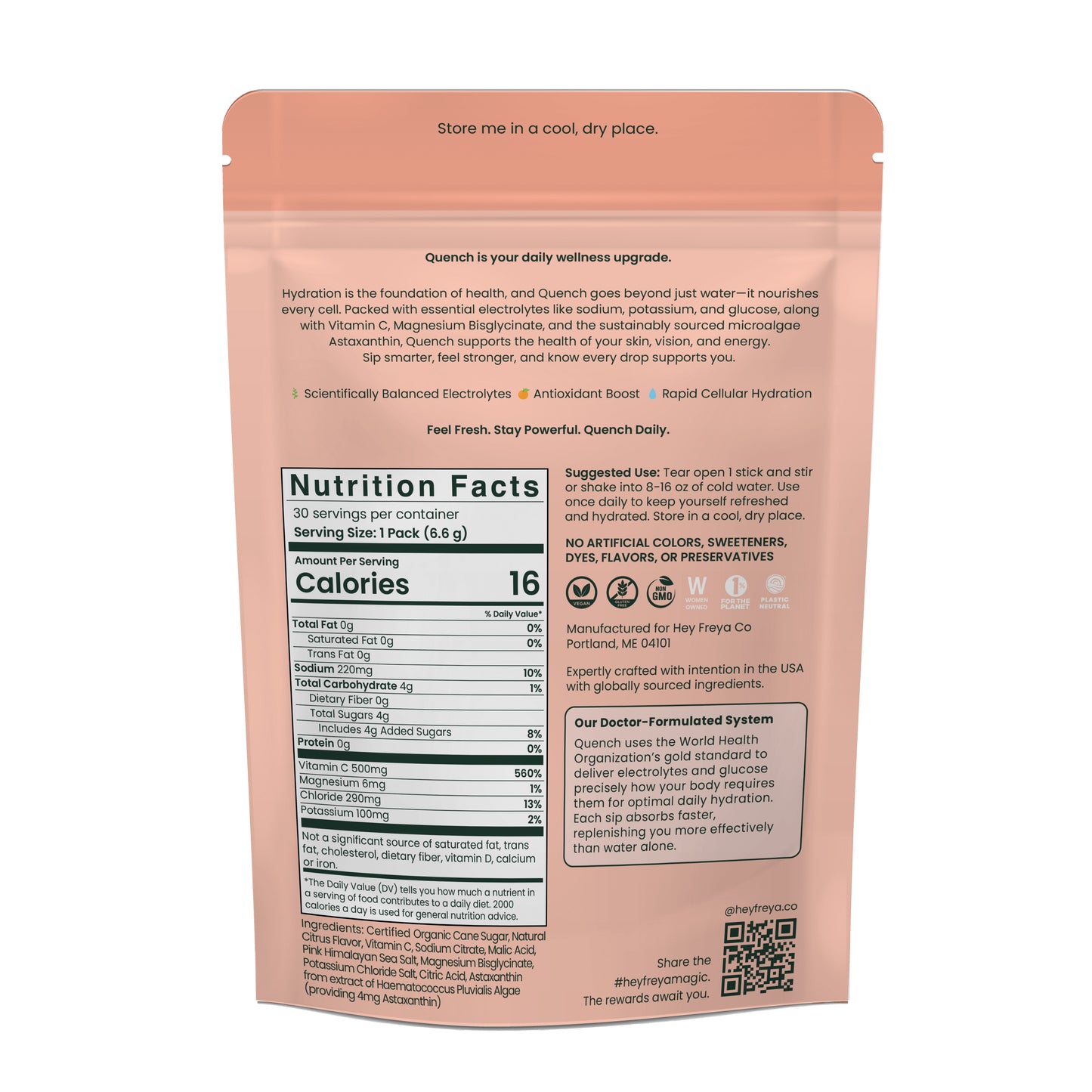 QUENCH: Daily Electrolyte Hydration