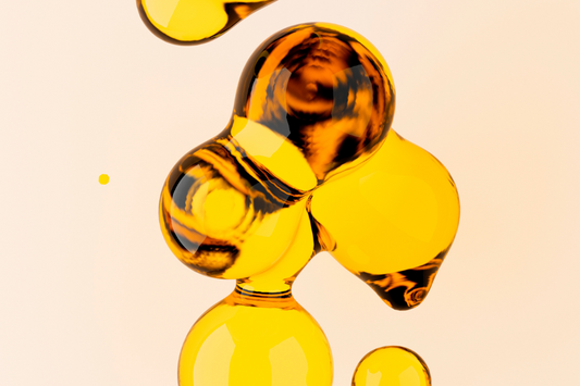 Glistening Oil Liquid in Bubble Form.