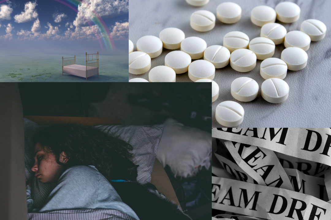 Collage: Exploring Sleep and Melatonin.