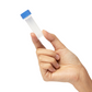 A saliva sample tube for a hey freya at-home cortisol test that measures a key hormone for women's wellness